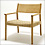 Easy chair:papercord, fabric