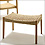 Otto stool:papercord, fabric