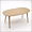 Oval table
