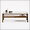 Glass Top Table + sliding trey